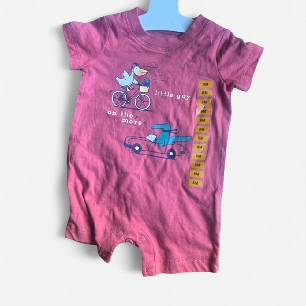 Unbranded Men's Pink and Red Sleepsuits-babygrows